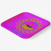 heilige Diwali Pappteller (Gewinkelt)