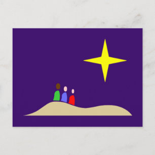 Heilige Drei Könige die drei Weisen Postkarte