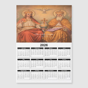 Heilige Dreifaltigkeit 2026 Kalender Magnetkarte