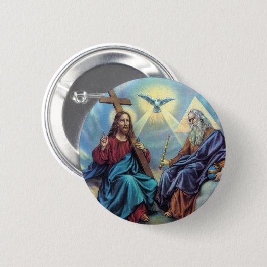 Heilige Dreifaltigkeit Button (Vorne & Hinten)