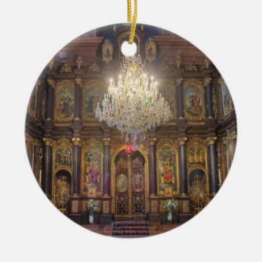 Heilige Dreifaltigkeit Griechisch-Orthodoxe Kirche Keramikornament (Vorne)