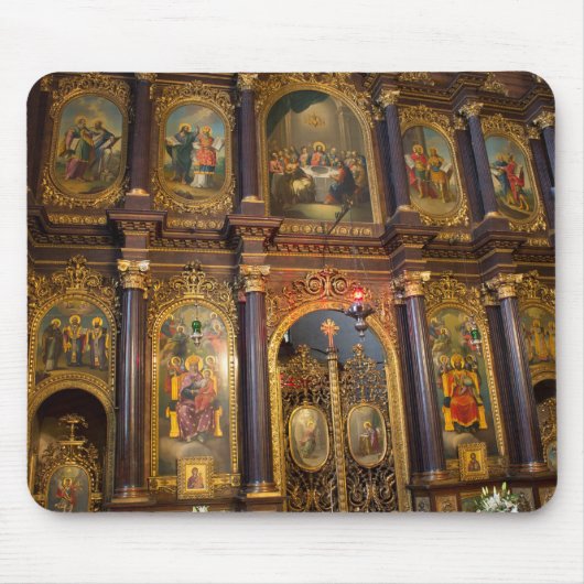 Heilige Dreifaltigkeit Griechisch-Orthodoxe Kirche Mousepad (Vorne)