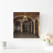 Heilige Dreifaltigkeit Griechisch-Orthodoxe Kirche Quadratische Wanduhr (Zuhause)