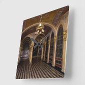 Heilige Dreifaltigkeit Griechisch-Orthodoxe Kirche Quadratische Wanduhr (Winkel)