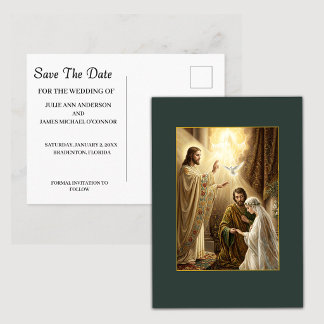 Heilige Dreifaltigkeit Hochzeit Termin vormerken Postkarte