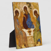 Heilige Dreifaltigkeit Icon Rublev Russisches Gesc Fotoplatte (Seite)