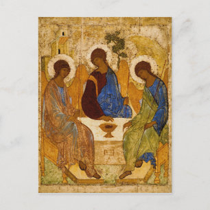 Heilige Dreifaltigkeit Ikone Rublev Byzantinisch K Postkarte