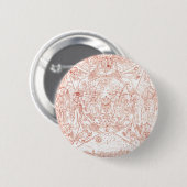 Heilige Dreifaltigkeit in Ruhm Button (Vorne & Hinten)