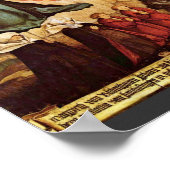 Heilige Dreifaltigkeit mit Engeln, Heiligen und ih Poster (Ecke)