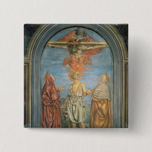 Heilige Dreifaltigkeit mit St Jerome (Fresko) Button