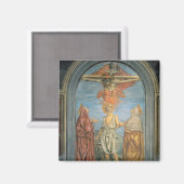 Heilige Dreifaltigkeit mit St. Jerome (Fresko) Magnet (Vorderseite/Rückseite)