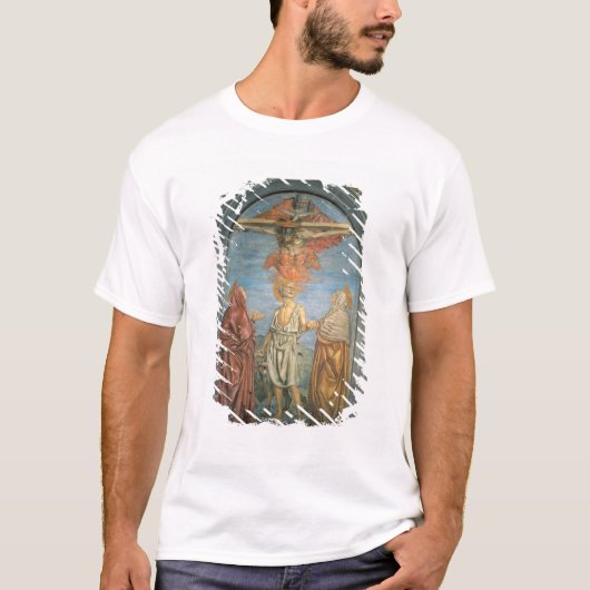Heilige Dreifaltigkeit mit St Jerome (Fresko) T-Shirt (Vorderseite)