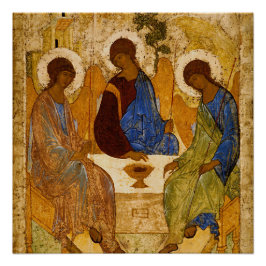 Heilige Dreifaltigkeit Poster Rublev Orthodoxe Kun