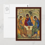 Heilige Dreifaltigkeit von Rublã"V Andrej Postkarte (Vorne/Hinten)