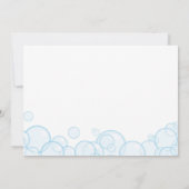 Heilige Duck Ich bin zwei Girl Ducky Foto Geburtst Einladung (Rückseite)