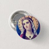 Heilige Elisabeth von Ungarn Button (Vorne & Hinten)