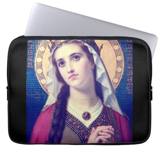 Heilige Elisabeth von Ungarn Laptopschutzhülle (Vorderseite)
