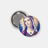 Heilige Elisabeth von Ungarn Magnet (Vorderseite/Rückseite)