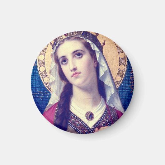 Heilige Elisabeth von Ungarn Magnet (Vorne)