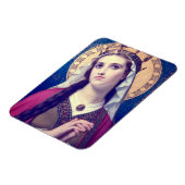 Heilige Elisabeth von Ungarn Magnet (Linke Seite)