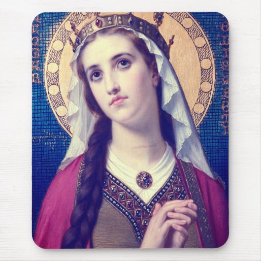 Heilige Elisabeth von Ungarn Mousepad (Vorne)