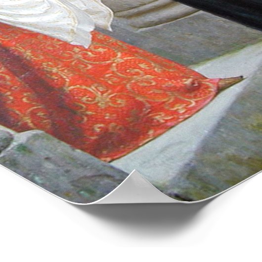 Heilige Elisabeth von Ungarn Poster (Ecke)