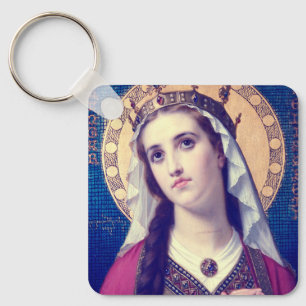 Heilige Elisabeth von Ungarn Premium Romantischer Schlüsselanhänger