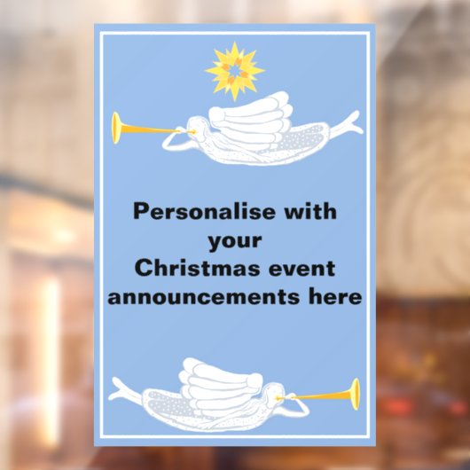 Heilige Engel Ankündigung Fensteraufkleber (Blatt 2)