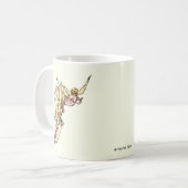 Heilige Engel Pink Gowned Aquarellkaffee Kaffeetasse (Vorderseite Links)