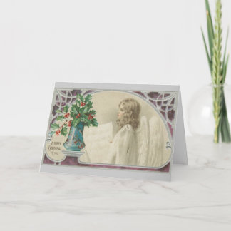 Heilige Engel Weihnachtskarte Feiertagskarte