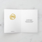 Heilige Engels-katholische Kirche - Beileids-Karte Karte (Innenseite)