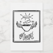 HEILIGE ERDE KAFFEE LEBENSMITTELETIKETT (Einzelnes Label)