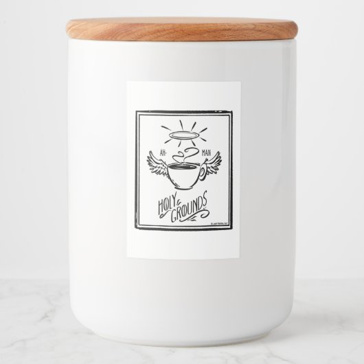 HEILIGE ERDE KAFFEE LEBENSMITTELETIKETT (Vorderseite)