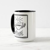 HEILIGE ERDE KAFFEE TASSE (Vorderseite Links)