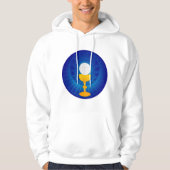 Heilige Eucharist Mens Hoodie (Vorderseite)