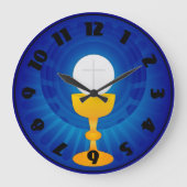 Heilige Eucharist-Uhr Große Wanduhr (Vorderseite)