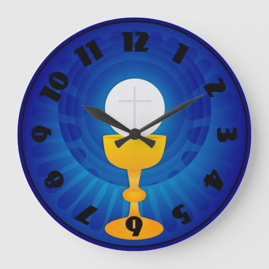 Heilige Eucharist-Uhr Große Wanduhr (Vorderseite)