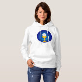 Heilige Eucharist Womens Hoodie (Vorne ganz)