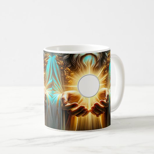 Heilige Eucharistie 2 Tasse (VorderseiteRechts)