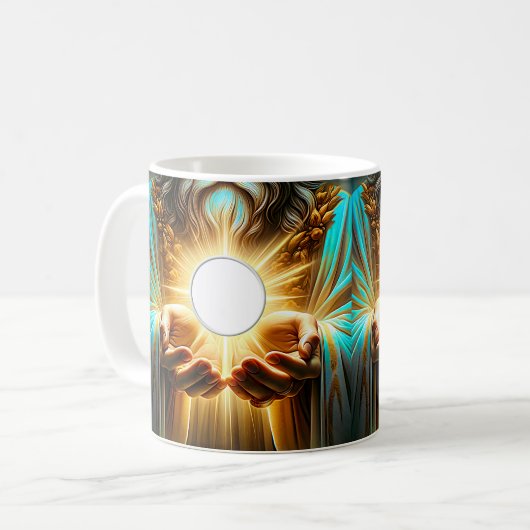 Heilige Eucharistie 2 Tasse (Vorderseite Links)