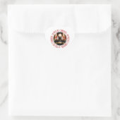 Heilige Eucharistin Herz-Aufkleber (Tasche)