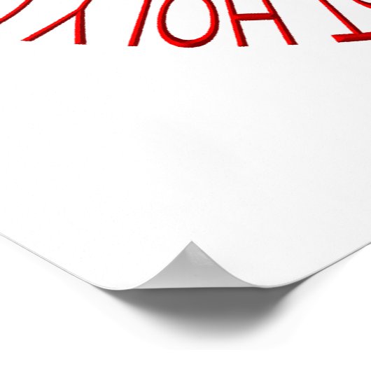 Heilige Eucharistin Poster (Ecke)