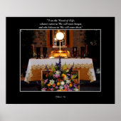 Heilige Eucharistin Poster (Vorne)