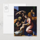 Heilige Familie, 1518 Postkarte (Vorne/Hinten)