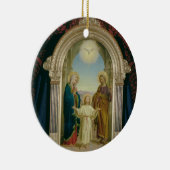 Heilige Familie, 1898 (Tempera auf Platte) Keramikornament (Rechts)