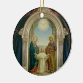 Heilige Familie, 1898 (Tempera auf Platte) Keramikornament (Links)