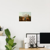 Heilige Familie am Bach Poster (Heimbüro)