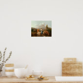Heilige Familie am Bach Poster (Küche)