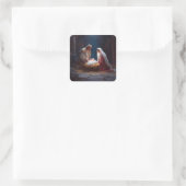 Heilige Familie Aufkleber (Tasche)