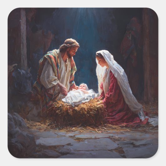 Heilige Familie Aufkleber (Vorderseite)